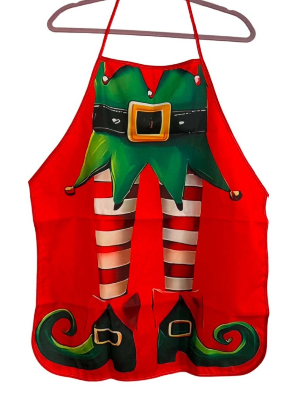 Christmas Elf Apron Kitchen Holiday Baking Crafting Gardening NWT (Style #1)